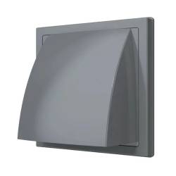 Выход стенной КФВ фланец D150/160 обратный клапан 190x190 Серый ASA Gray ERA STREETLINE