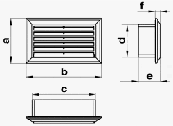Картинка Решетка торцевая  871 ЭРА