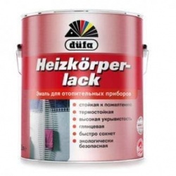 Эмаль düfa Aqua-Heizkorperlack для отопительных приборов белая 2,5 л