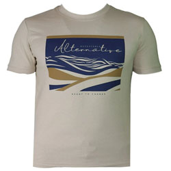 Samo Мужская футболка с принтом цвет Бежевый размер 50