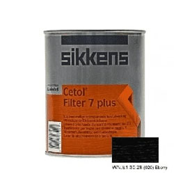Sikkens Cetol Filter Plus Финишная пропитка 020 Эбони (черный) 1 л
