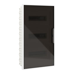 Корпус пластиковый встраиваемый FRAME ЩРВ-П-36 IP41 тонированная дверь F36B1WD DKC