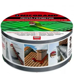 Лента-герметик NICOBAND Серый длина 10 м ширина 10 см