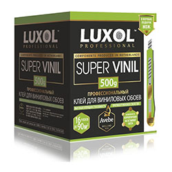 Клей обойный для виниловых обоев 500 г LUXOL SUPER VINIL Professional
