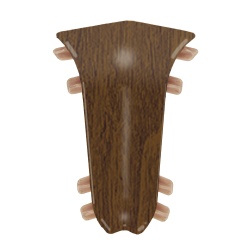 Внутренний угол для плинтуса К55 Комфорт Палисандр