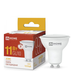 Лампа светодиодная LED-JCDRC-VC 11Вт 230В GU10 3000К 990Лм IN HOME