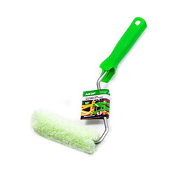 Мини-валик микрофибра для дерева 110 мм ворс 12 мм с бюгелем АКОР