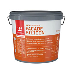 Краска для фасадов и цоколей 2,7 л база А Tikkurila/Tikkivala Facade Silicon