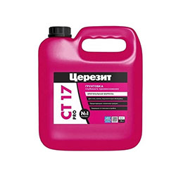 Грунтовка Морозостойкая глубокого проникновения с пигментом 2,5 л Церезит СТ17 PRO