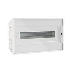 Корпус пластиковый встраиваемый FRAME ЩРВ-П-18 IP41 прозрачная дверь F18B1WT DKC