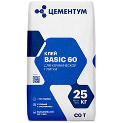 Клей для плитки Цементум C0T 25 кг