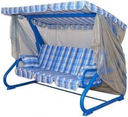 Манила качели садовые Синие