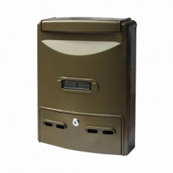 Ящик почтовый K-34001 коричнево-золотой