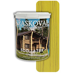 Пропитка для дерева 0,9 л Лимонно-желтый Kraskovar Eco Lazur