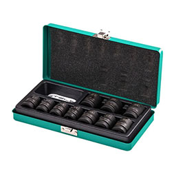 Набор шестигранных ударных торцевых головок 1/2 10-24 мм 10 шт STELS