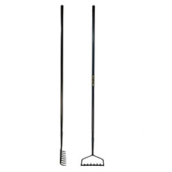 Грабли с увеличенным захватом цельнометаллические 8 зубов ARRIVA