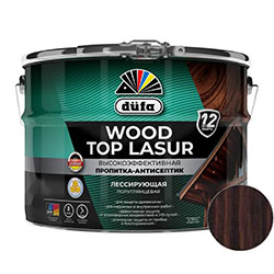 Пропитка-Антисептик для дерева Палисандр 9 л Dufa Wood top Lasur