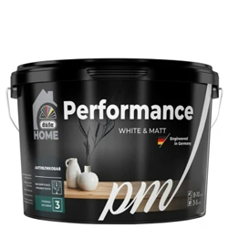 Краска для стен и потолков BW  Глубокоматовая  9 л Dufa Premium Home Performance matt