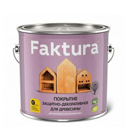 Покрытие Faktura для дерева Рябина с льняным маслом и ионами серебра 2,7 л