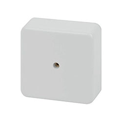 Распаячная коробка 75х75х28 мм Белая BS-W-75-75-28 IP40 ЭРА