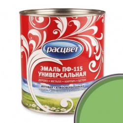 Эмаль Расцвет ПФ-115 универсальная 2,7 кг Фисташковая
