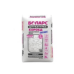 Штукатурка декоративная Короед Оптима Боларс зерно 1,5 мм 25 кг