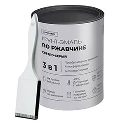 Грунтович Грунт-эмаль по ржавчине 3в1 Светло-серый 1,8 кг