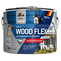 Краска для фасадов база BW Белый 9 л DUFA Premium Wood Flex