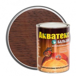 Натуральное масло Акватекс БАЛЬЗАМ Махагон 0,75 л