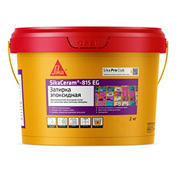Двухкомпонентная эпоксидная затирка 103/хамелеон 2 кг Sika Ceram 815 EG А+В