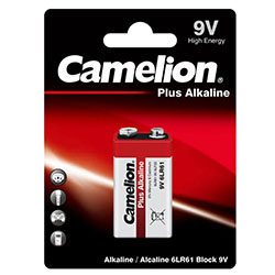 Батарейка Элемент питания Крона 6LR61 9В BL-1 Camelion Plus Alkaline