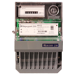 Счетчик электроэнергии 230 3 фазный 10-100А 1 тарифный Меркурий