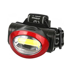 Фонарь налобный COB 4 режима 3XLR03 пластик Camelion LED5382