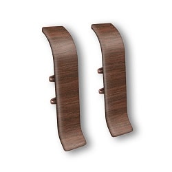 Соединитель для плинтуса Идеал Классик К-П55 мм Орех Тёмный 293