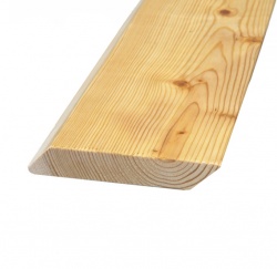 Планкен скошенный строганый 140х20х3000 мм Лиственница сорт Прима