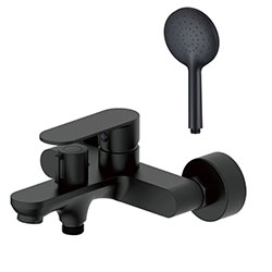 Смеситель для ванны латунь VALFEX Avior Black VF.60590-7