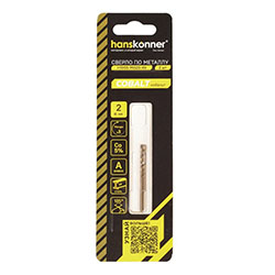 Сверло по металлу кобальт 2,0 мм Hanskonner