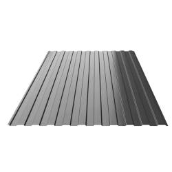 Профнастил двусторонний С8 Темно-серый 7024 2000х1118х0.35 мм