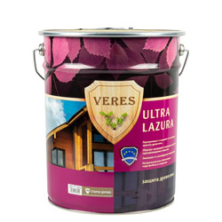 Декоративная пропитка для дерева Veres Ultra Lazura №7 Махагон 20 л