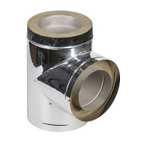 Тройник 2ТР 90 градусов 120х1 мм х 200х1 мм Феникс