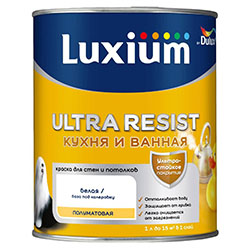 Краска для кухни и ванной база BW 1 л Dulux/Luxium Ultra Resist