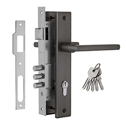 Замок врезной № 108-85 М Графит НОРА-М