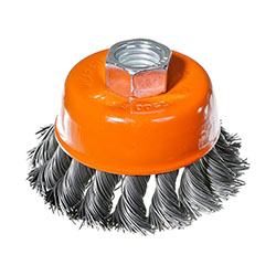 Щетка чашка для УШМ 65 мм Витая Sturm