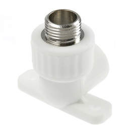 Водорозетка 20 х 1/2' НР полипропиленовая PPR Белая Valfex