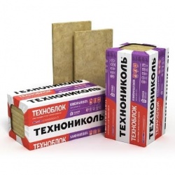 Роклайт техноблок утеплитель 1200х600х100 мм 4 плит 2,88 м2 плотность 45 кг/м3