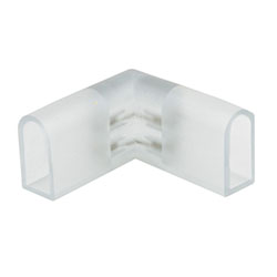 Соединитель угловой UTC-K-22/N21 CLEAR 010 POLYDAG под гибкий НЕОН ULS-N21 два контакта