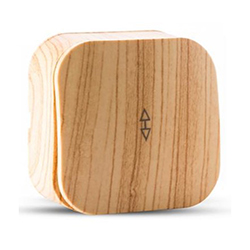 Переключатель 1 клавиша ОП Frea 10А IP20 250В АБС-пластик Сосна выключатель проход TOKOV ELECTRIC