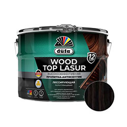 Пропитка-Антисептик для дерева Венге 9 л Dufa Wood top Lasur