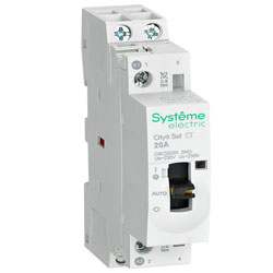 Контактор 2P 2НО 20A  AC 230В-230В City9 Set C9C32220 Systeme Electric