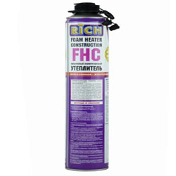 Полиуретановая напыляемая пена утеплитель Rich 890 мл Проф